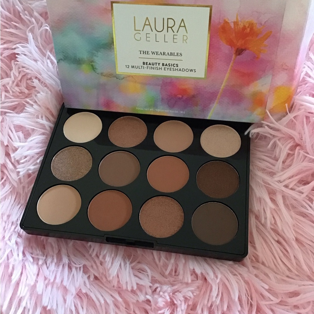New Laura Geller The Wearables Eyeshadow Palette - Multi-Finish Neutrals In Box